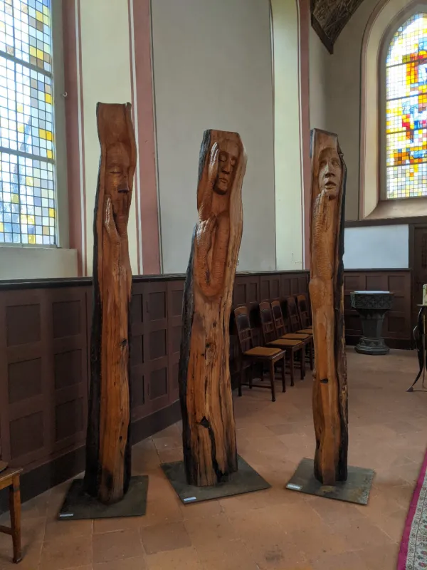 Triologie, Schweigen, Frieden, Erschrecken je 240x60x50