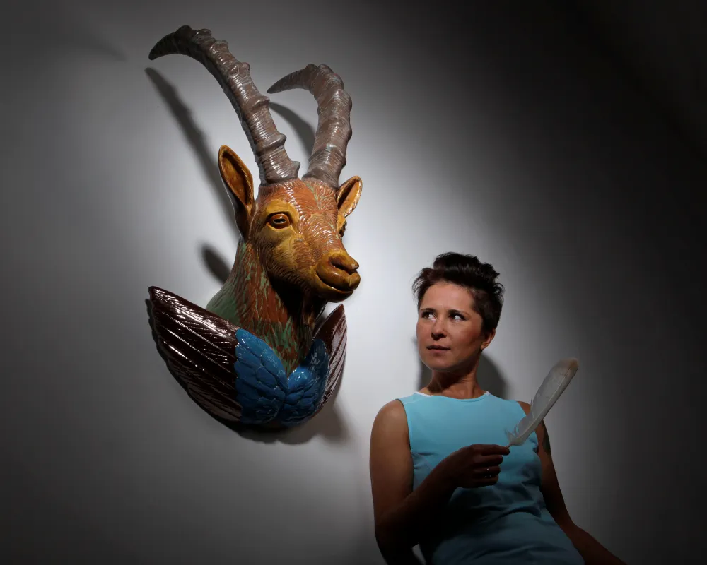 Wandplastik "himmelwärts"