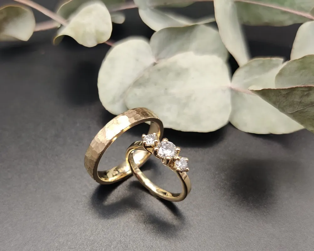 Trauringe mit Brillanten