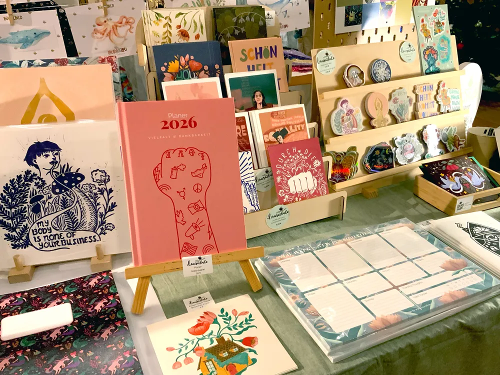 Laura Finke Illustration Papeterie Stand