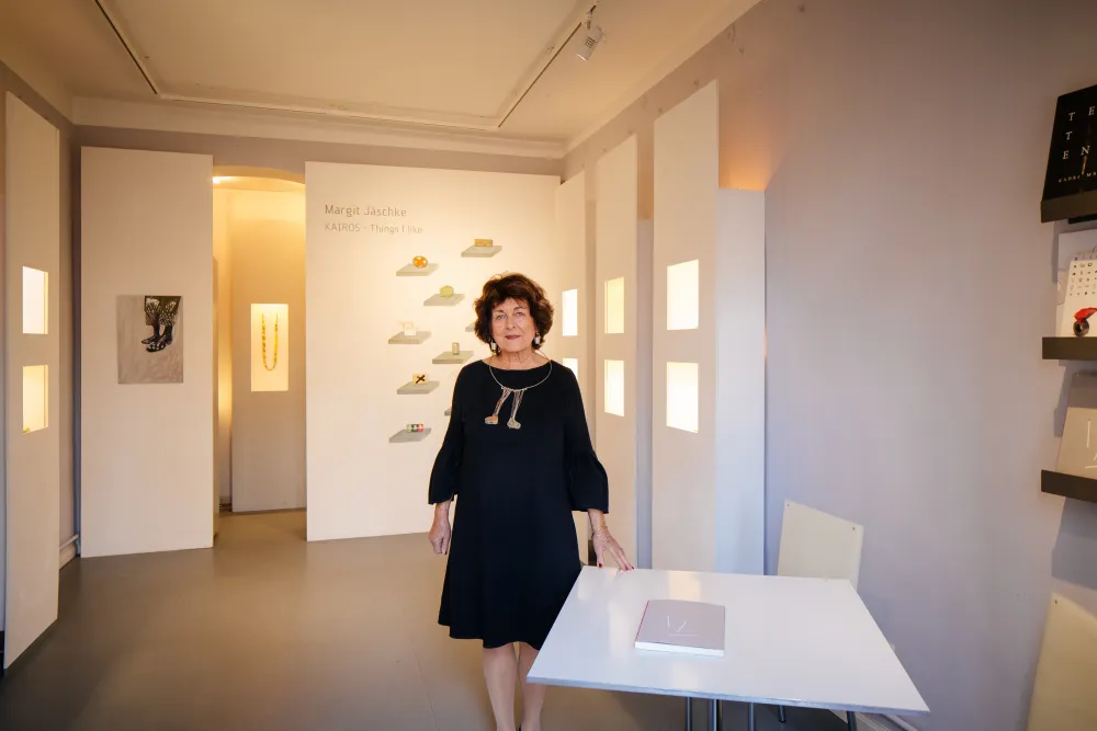 Olga Zobel Biró Olga Zobel Biró in ihrer Galerie