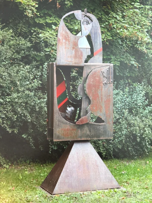 AKROBAT, Stahl, Laserschnitt, Farbe, Größe 2,20m