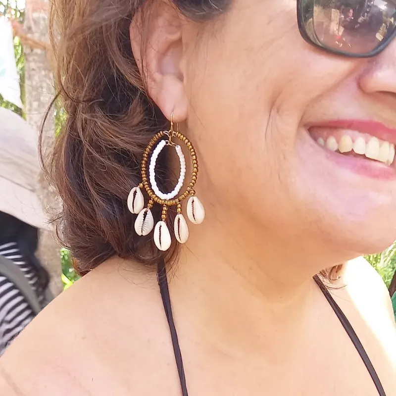 Cowrie shell necklace