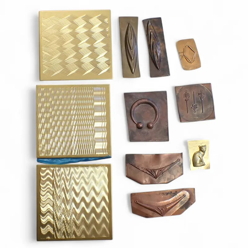 Arbeitsproben vor der Weiterverarbeitung