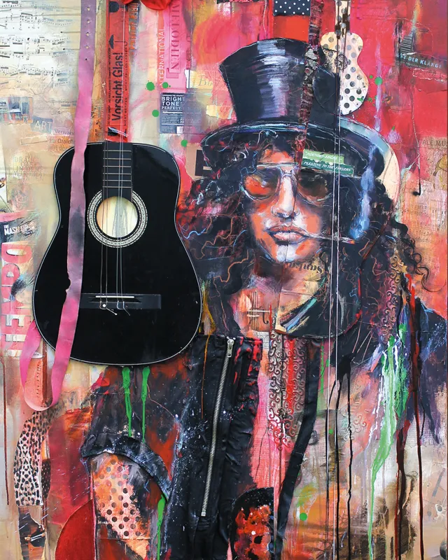 Slash, Gemälde von Birgit Guzman Batista 