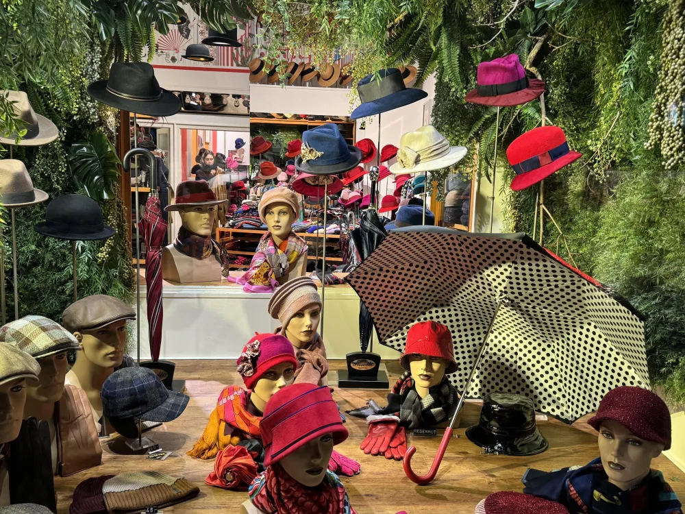 Blick ins Schaufenster