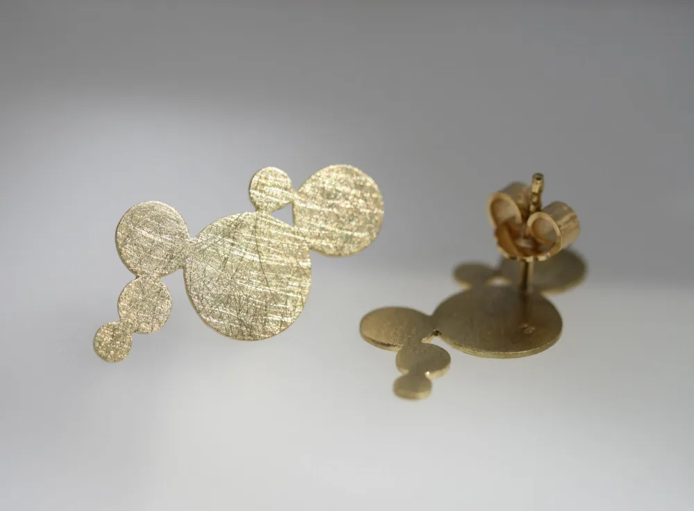 Circlegames Ohrstecker golden