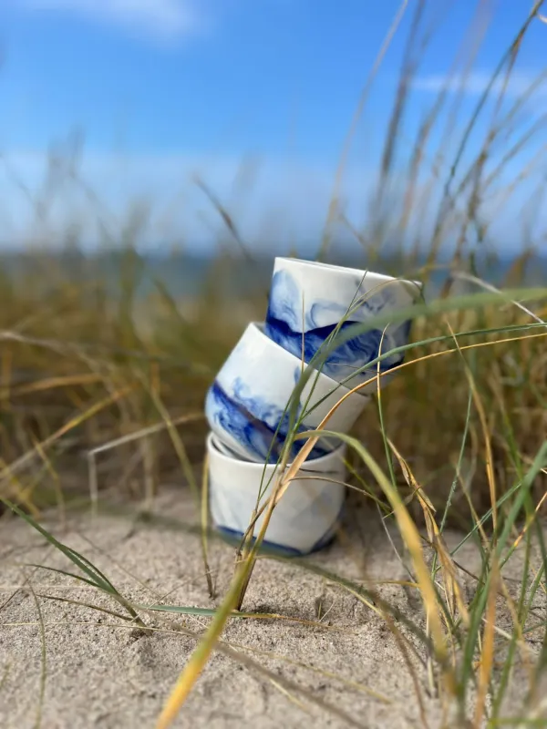 Becher mit Unikat-Dekor