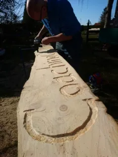 © Scheunenseminare Holzschildherstellung