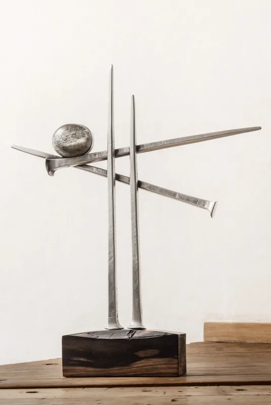 Balance, Dendriten Quarz, 925/- AG