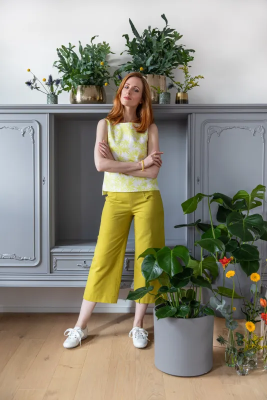 Tânia Flores Bluse Sunny und Hose Paula